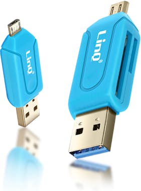 LinQ Lector de tarjetas SD/Micro SD con conectores USB LinQ Lector de tarjetas SD/Micro SD con conectores USB