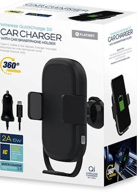 Platinet Soporte Universal de Coche Rejilla + Wireless Quic Platinet Soporte Universal de Coche Rejilla + Wireless Quic