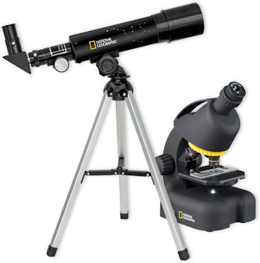 National Geographic Set de Telescopio + Microscopio con soporte para S
