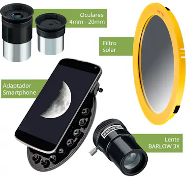 Bresser Telescopio dise?o de carbono Pollux 150/750 EQ3 Bresser Telescopio dise?o de carbono Pollux 150/750 EQ3