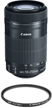 Canon CANON EF-S 55-250mm F4-5.6 IS STM Negro + HOYA 58m Canon CANON EF-S 55-250mm F4-5.6 IS STM Negro + HOYA 58m