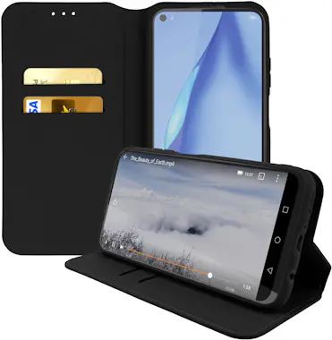 Avizar Funda Huawei P40 Lite libro billetera F. Soporte - Avizar Funda Huawei P40 Lite libro billetera F. Soporte -