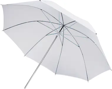 Bresser Paraguas translucido blanco tama?o 110 cm SU-43 Bresser Paraguas translucido blanco tama?o 110 cm SU-43