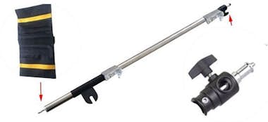 Bresser Brazo extensible Profi BR-CB1 Heavy Duty de 2 m Bresser Brazo extensible Profi BR-CB1 Heavy Duty de 2 m