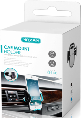 MAXAM Soporte del movil universal 50-95mm Gris MAXAM Soporte del movil universal 50-95mm Gris