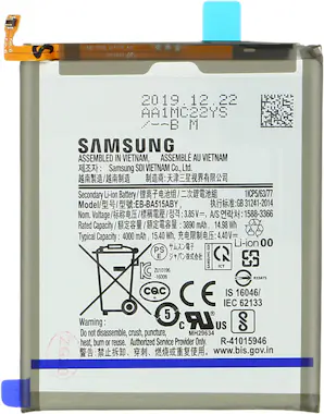 Samsung Batería Original Galaxy A51 de 4000mAh EB-BA515ABY Samsung Batería Original Galaxy A51 de 4000mAh EB-BA515ABY