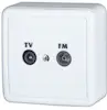 Electro DH Base antena universal TV-FM. . Superficie. 10.518/ Electro DH Base antena universal TV-FM. . Superficie. 10.518/