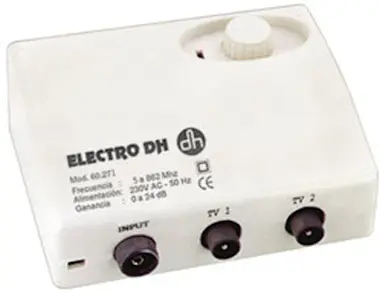 Electro DH Amplificador de antena , para TDT, bajo nivel de r Electro DH Amplificador de antena , para TDT, bajo nivel de r