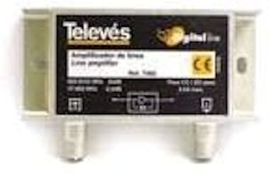 Televes Amplificador De Linea Satélite FI 20dB 5-2150Mhz T Televes Amplificador De Linea Satélite FI 20dB 5-2150Mhz T