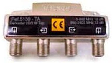 Televes 5130 Derivador ICT 5-2400 Mhz 2D 12dB TA Conexione Televes 5130 Derivador ICT 5-2400 Mhz 2D 12dB TA Conexione