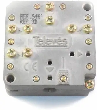 Televes Repartidor 3 Derivaciones 5451 -7dB Televes Repartidor 3 Derivaciones 5451 -7dB