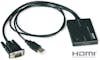 Fonestar Conversor de VGA a HDMI hembra con conector dorado Fonestar Conversor de VGA a HDMI hembra con conector dorado