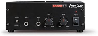 Fonestar Amplificador PA de 60W, 12V, DC FS-7, ideal para u Fonestar Amplificador PA de 60W, 12V, DC FS-7, ideal para u