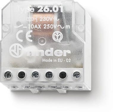 Televes FINDER 26.06 Telerruptor 230Vac 2Ctos NA 10A Televes FINDER 26.06 Telerruptor 230Vac 2Ctos NA 10A