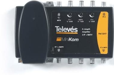 Televes Central TV 2E/2S RETORNO VHF-UHF-FI MiniKom Televes Central TV 2E/2S RETORNO VHF-UHF-FI MiniKom