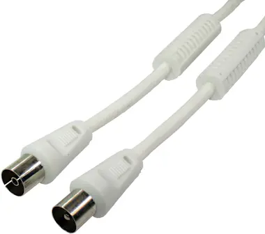DCU Tecnologic Cable Antena TV Macho-Hembra 3mts c/filtro Blanco DCU Tecnologic Cable Antena TV Macho-Hembra 3mts c/filtro Blanco
