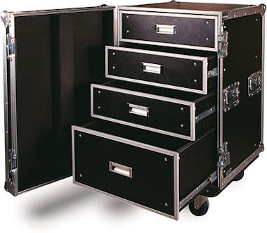 Fonestar Baul de transporte Flight Case, para componentes d Fonestar Baul de transporte Flight Case, para componentes d
