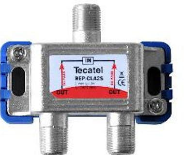 Tecatel Repartidor Tv 2d 5-2400mhz 3,9/4,7db F Class A Rep Tecatel Repartidor Tv 2d 5-2400mhz 3,9/4,7db F Class A Rep