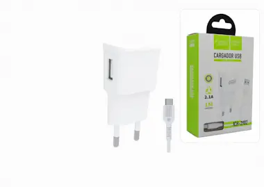 Generica Cargador USB Enchufe 5V 2.1A 10W Carga Rápida 100V Generica Cargador USB Enchufe 5V 2.1A 10W Carga Rápida 100V