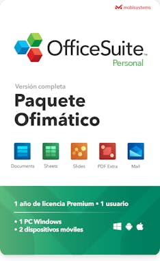 MobiSystems OfficeSuite Personal - 1 Usuario 1 A?o MobiSystems OfficeSuite Personal - 1 Usuario 1 A?o