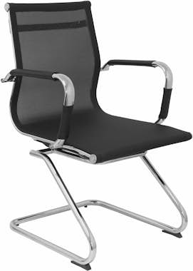 Piqueras y Crespo Sillón Barrax confidente patín malla negro Piqueras y Crespo Sillón Barrax confidente patín malla negro