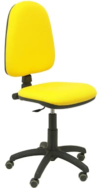 Piqueras y Crespo Silla Ayna bali amarillo ruedas de parqué Piqueras y Crespo Silla Ayna bali amarillo ruedas de parqué