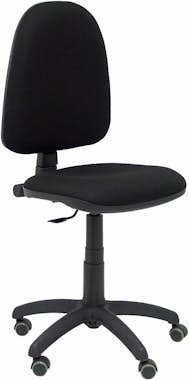 Piqueras y Crespo Silla Ayna bali negro ruedas de parqué Piqueras y Crespo Silla Ayna bali negro ruedas de parqué