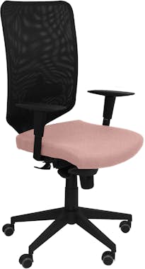 Piqueras y Crespo Silla Ossa Negra bali rosa pálido Piqueras y Crespo Silla Ossa Negra bali rosa pálido