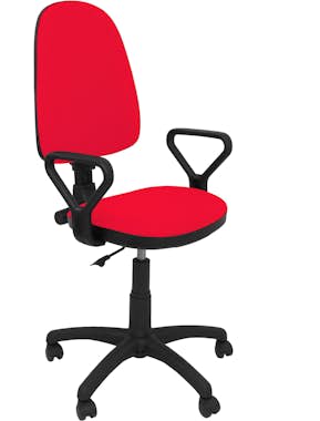 Piqueras y Crespo Silla Alcalá arán rojo con brazos Piqueras y Crespo Silla Alcalá arán rojo con brazos