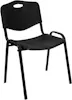 Piqueras y Crespo Pack 4 sillas Robledo PVC negro Piqueras y Crespo Pack 4 sillas Robledo PVC negro