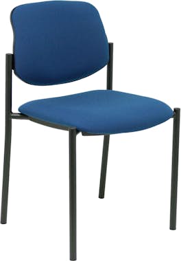 Piqueras y Crespo Silla fija Villalgordo bali azul marino chasis neg Piqueras y Crespo Silla fija Villalgordo bali azul marino chasis neg