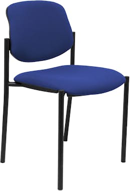 Piqueras y Crespo Silla fija Villalgordo bali azul chasis negro Piqueras y Crespo Silla fija Villalgordo bali azul chasis negro