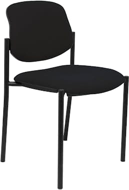 Piqueras y Crespo Silla fija Villalgordo bali negro chasis negro Piqueras y Crespo Silla fija Villalgordo bali negro chasis negro