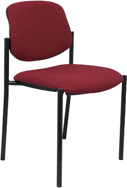 Piqueras y Crespo Silla fija Villalgordo bali granate chasis negro Piqueras y Crespo Silla fija Villalgordo bali granate chasis negro