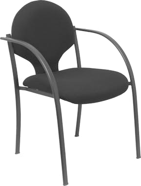 Piqueras y Crespo Pack 2 sillas Hellin chasis negro bali negro Piqueras y Crespo Pack 2 sillas Hellin chasis negro bali negro