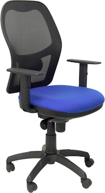 Piqueras y Crespo Silla Jorquera malla negra asiento bali azul Piqueras y Crespo Silla Jorquera malla negra asiento bali azul