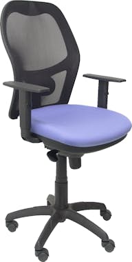 Piqueras y Crespo Silla Jorquera malla negro asiento azul claro Piqueras y Crespo Silla Jorquera malla negro asiento azul claro