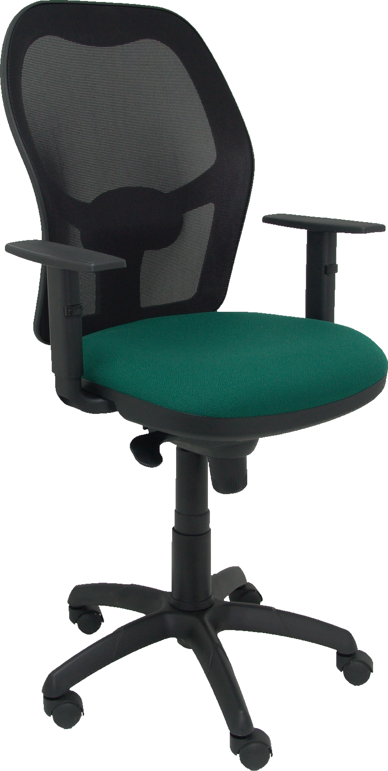 silla jorquera malla negra asiento bali verde