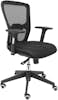 Piqueras y Crespo Silla Pozuelo respaldo malla negro asiento 3D negr Piqueras y Crespo Silla Pozuelo respaldo malla negro asiento 3D negr