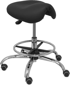 Piqueras y Crespo Taburete Alatoz similpiel negro Piqueras y Crespo Taburete Alatoz similpiel negro