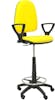 Piqueras y Crespo Taburete Ayna bali amarillo brazos fijos Piqueras y Crespo Taburete Ayna bali amarillo brazos fijos