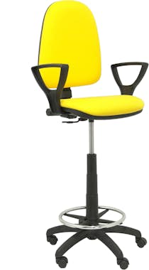 Piqueras y Crespo Taburete Ayna bali amarillo brazos fijos Piqueras y Crespo Taburete Ayna bali amarillo brazos fijos