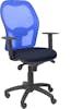 Piqueras y Crespo Silla Jorquera malla azul asiento bali azul marino Piqueras y Crespo Silla Jorquera malla azul asiento bali azul marino