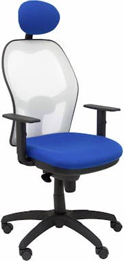 Piqueras y Crespo Silla Jorquera malla blanca asiento bali azul con Piqueras y Crespo Silla Jorquera malla blanca asiento bali azul con