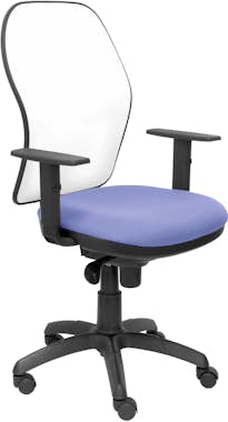 Piqueras y Crespo Silla Jorquera malla blanca asiento bali azul clar Piqueras y Crespo Silla Jorquera malla blanca asiento bali azul clar