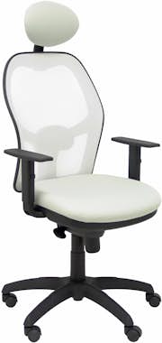 Piqueras y Crespo Silla Jorquera malla blanca asiento bali gris clar Piqueras y Crespo Silla Jorquera malla blanca asiento bali gris clar