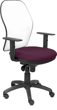 Piqueras y Crespo Silla Jorquera malla blanca asiento bali morado Piqueras y Crespo Silla Jorquera malla blanca asiento bali morado
