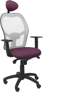 Piqueras y Crespo Silla Jorquera malla gris asiento bali lila con ca Piqueras y Crespo Silla Jorquera malla gris asiento bali lila con ca