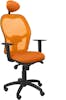 Piqueras y Crespo Silla Jorquera malla naranja asiento bali naranja Piqueras y Crespo Silla Jorquera malla naranja asiento bali naranja