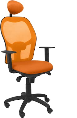 Piqueras y Crespo Silla Jorquera malla naranja asiento bali naranja Piqueras y Crespo Silla Jorquera malla naranja asiento bali naranja